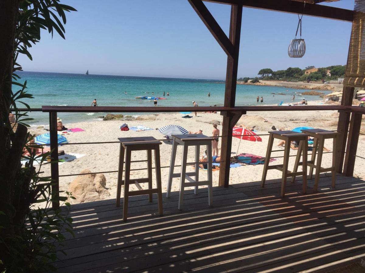 Ajaccio Magnifique T2 37M2 Centre Ville Vue Mer Au Bord De La Plage Neuf 4 Couchages Balcon Parking Prive Ferme Clim Wifi Ngoại thất bức ảnh