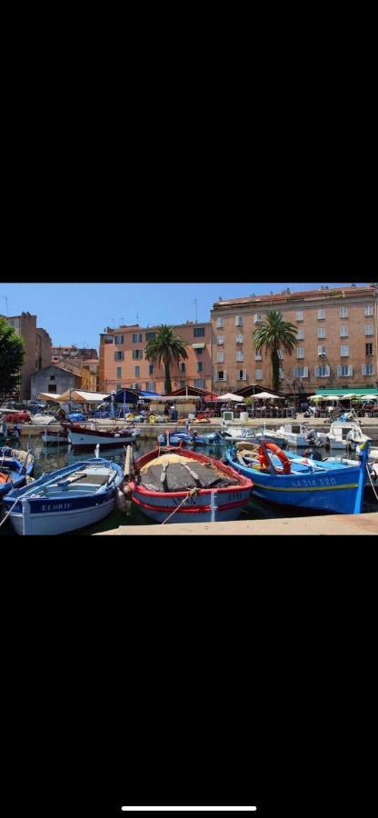 Ajaccio Magnifique T2 37M2 Centre Ville Vue Mer Au Bord De La Plage Neuf 4 Couchages Balcon Parking Prive Ferme Clim Wifi Ngoại thất bức ảnh